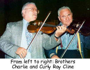 Charlie and Curly Ray Cline Photo