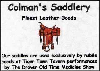 Colman's Saddlery Ad