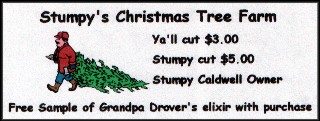Stumpy's Christmas Tree Farm Ad