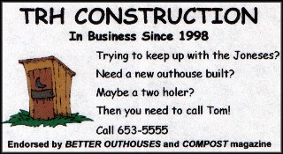 TRH Construction Business Ad